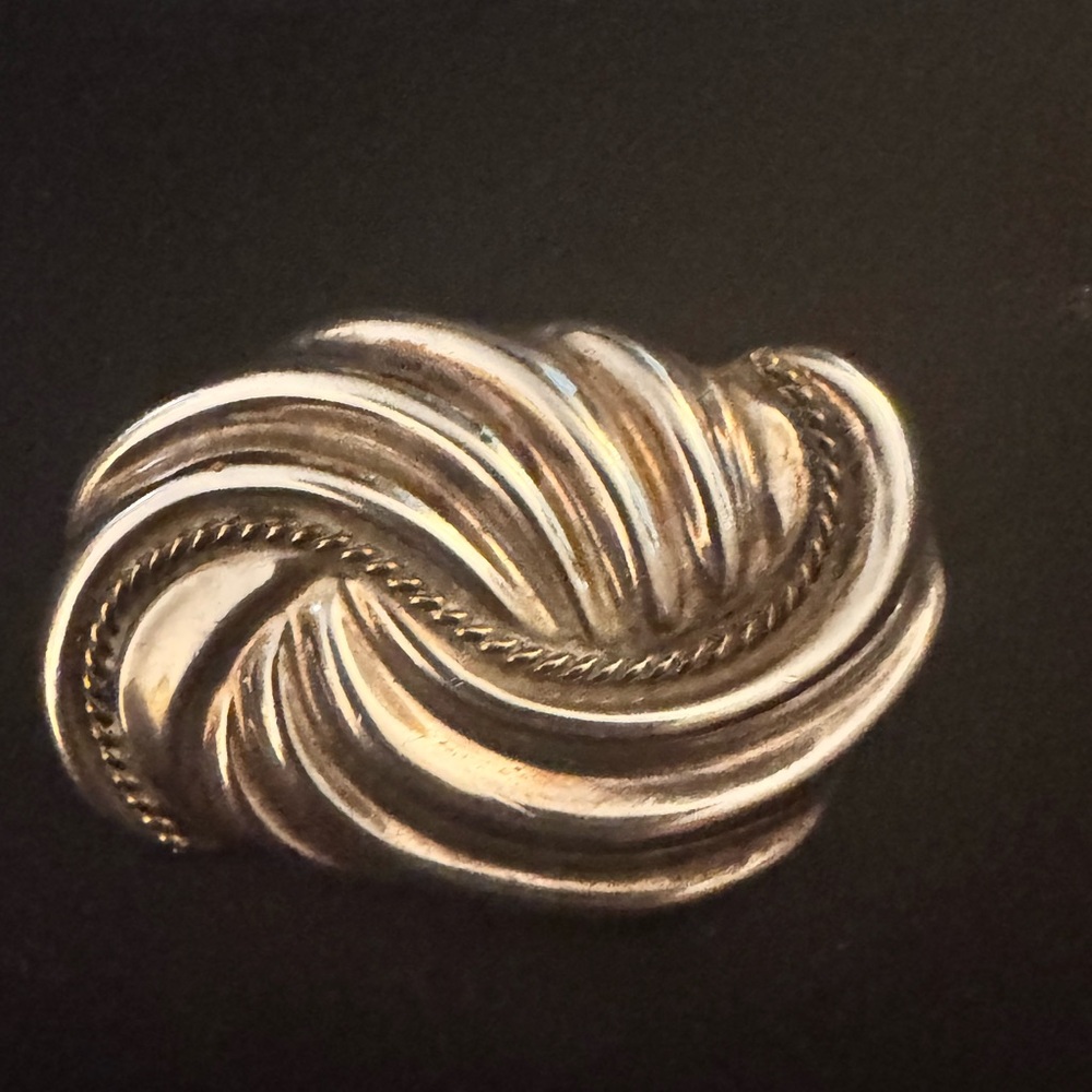 Vintage taxco mexico sterling LATON brooch beautiful signed by artist 11+grams